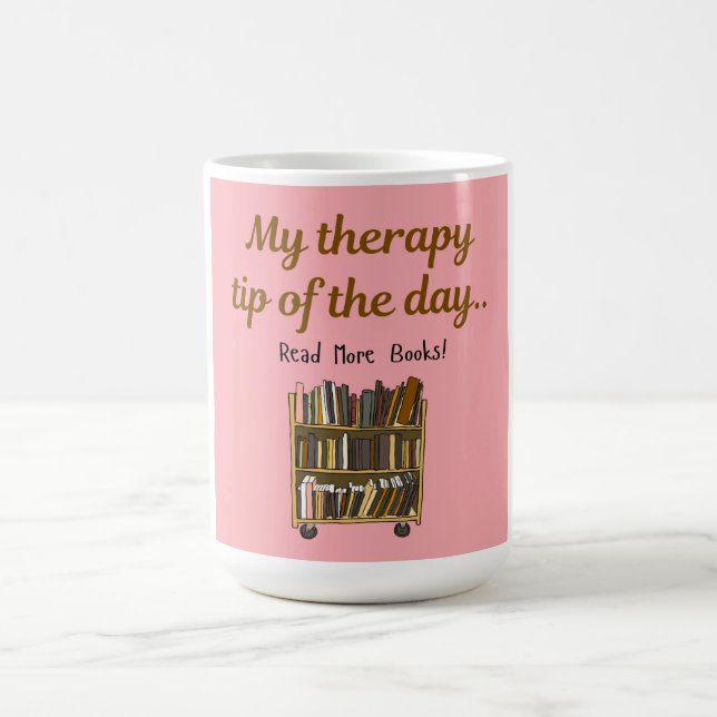 Caneca De Café Read More Books –  Book Lover Mug  (Centro)