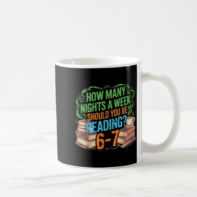 Caneca De Café Reading 67 Meme Englieacher Funny 67 Librarian  (Direita)