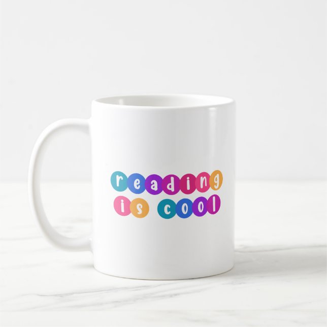 Caneca De Café Reading is Cool (Esquerda)