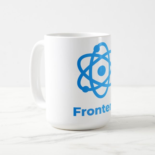 Caneca De Café Reagir front-end (Frente Esquerda)