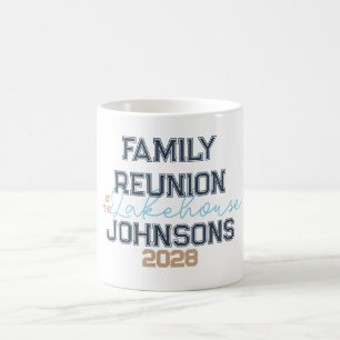 Caneca De Café Reagrupamento familiar do Lago House