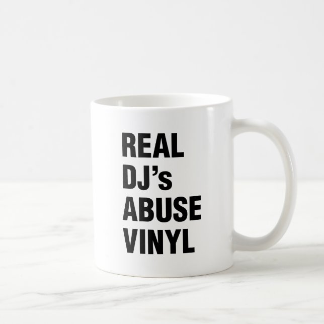 Caneca De Café REAL DJ's ABUSE VINYL (Direita)