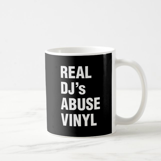 Caneca De Café REAL DJ's ABUSE VINYL (Direita)