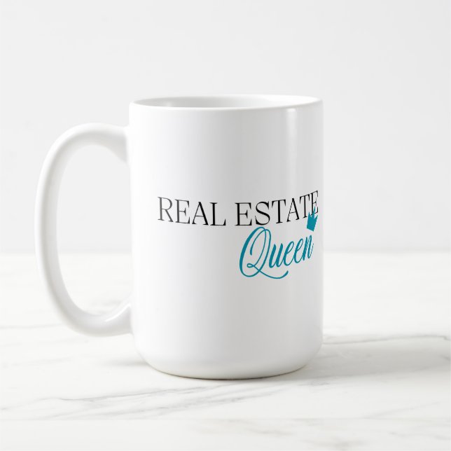 Caneca De Café Real Estate Queen (Esquerda)