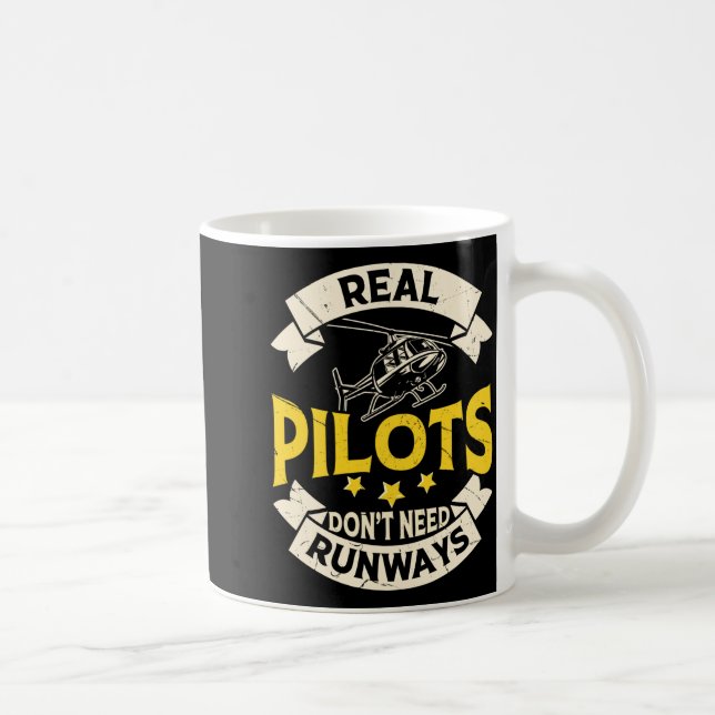 Caneca De Café Real Lots Dont Need Runways Long Sleeve  (Direita)