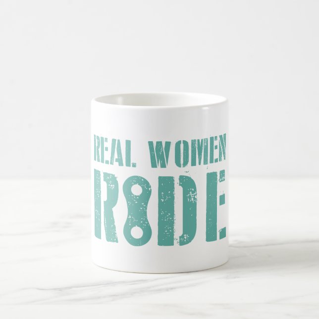 Caneca De Café Real Women Ride (Centro)