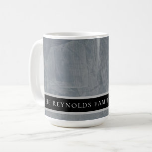 Caneca De Café Reboco de Veneza Cinza Ardósia Toscana Família Per