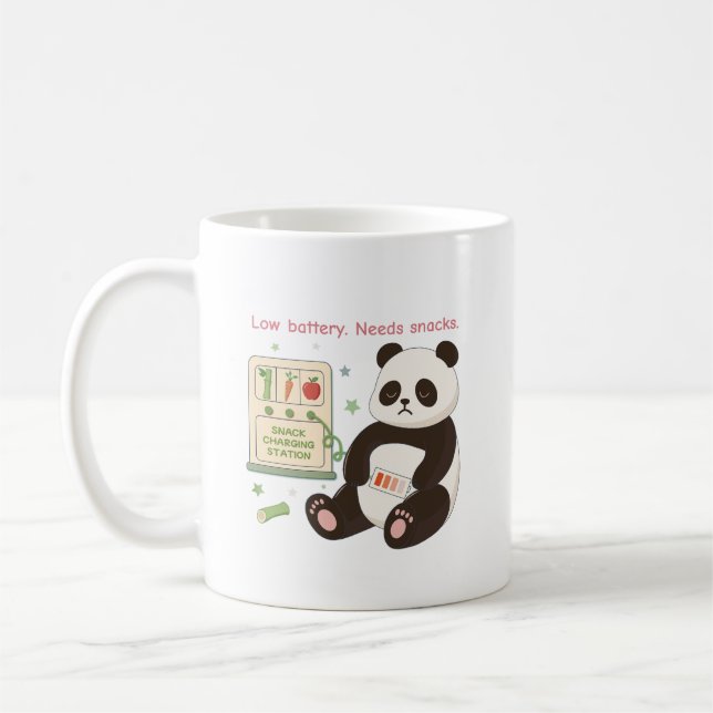 Caneca De Café Recarregue com Snacks de Bambu (Esquerda)