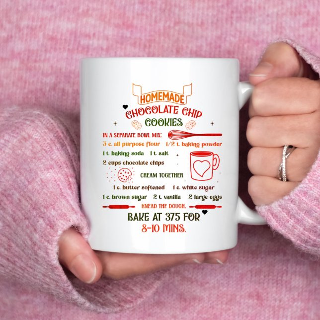 Caneca De Café Receita de Biscoito de Cacau Quente Caseiro Presen (Criador carregado)