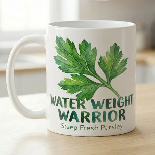 Caneca De Café Receita de Chá Engraçado de Salsa Guerreiro do Pes