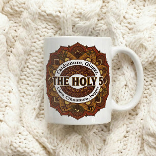 Caneca De Café Receita de Chá Mandala O Santo 5 
