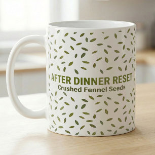 Caneca De Café Receita Pós-Jantar Semente de Funcho Arte