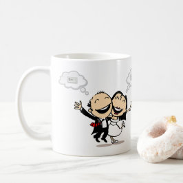 Caneca De Café Recém-casados
