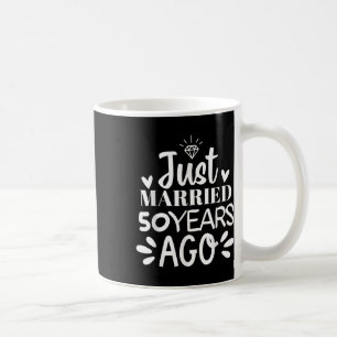 Caneca De Café Recem casados 50 Anos Atrás Engraçada 50ª Anniv de