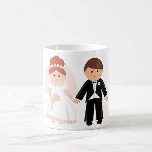 Caneca De Café Recem casados Casal