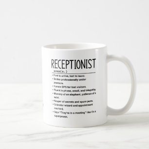Caneca De Café Recepcionista