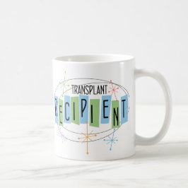 Caneca de café receptora de transplante de design