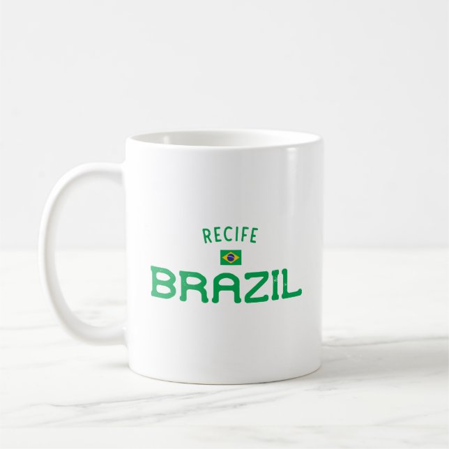 Caneca De Café Recife desapontado Brasil (Esquerda)