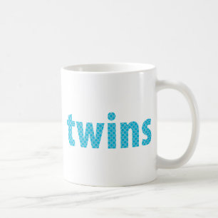 Caneca De Café RECOLHA DE GÊMEOS - rapazes {aqua}