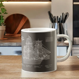 Caneca De Café Recompensa HMS - Planos de Impressão de Plano de E