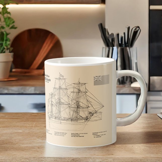 Caneca De Café Recompensa HMS - Planos de Impressão Esquema de En (Criador carregado)