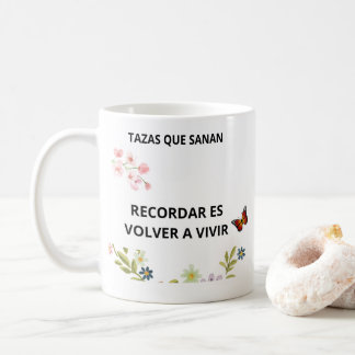 Caneca De Café Recordar Es Vivir Taza Nostálgica frase