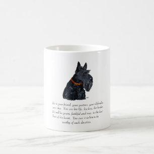 Caneca De Café Recordo do Terrier Escocês