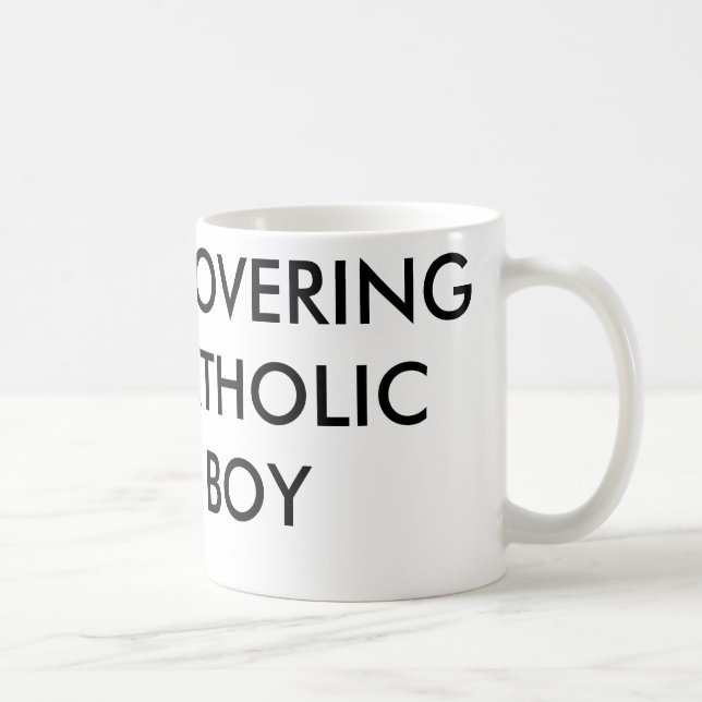 CANECA DE CAFÉ RECOVERINGCATHOLICBOY, COPO DOS ÚLTIMOS RITOS (Direita)