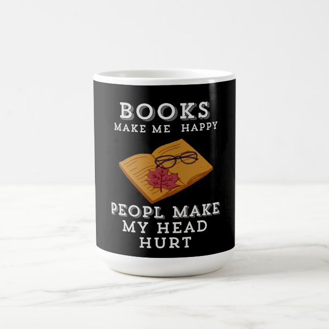 Caneca De Café Recriação de Leitura de Outono (Centro)