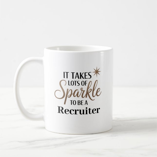 Caneca De Café Recrutador Sparkle (Esquerda)