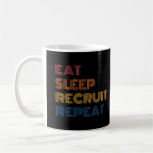 Caneca De Café Recrutar Repetidamente Retron-Ro Recrutador de RH