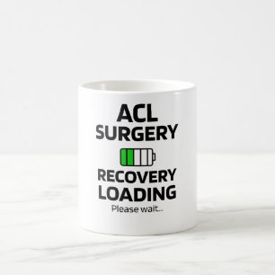 Caneca De Café Recuperação de Cirurgia ACL Cirurgia do joelho
