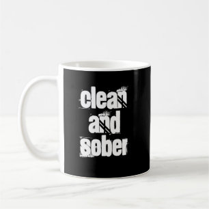 Caneca De Café Recuperação em 12 etapas Sobriety Alcoholics Sloga