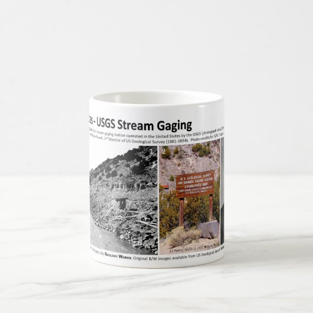 Caneca De Café Recursos hídricos II - John Wesley Powell (Centro)