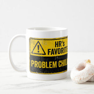 Caneca De Café Recursos Humanos Caminhando Violação de RH Desempe