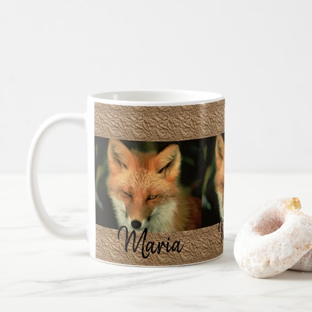 Caneca De Café Red Fox Mug (Com Donut)
