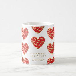 Caneca De Café Red Heart Best Friends All Occasion