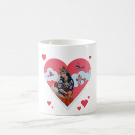 Caneca De Café Red Heart Love Mug
