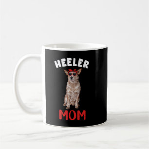 Caneca De Café Red Heeler Mãe Mãe Mãe Gata Australiana Cachorro O