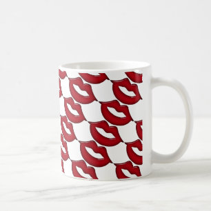 Caneca De Café Red Hot Lábios Mug