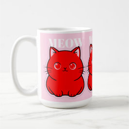 CANECA DE CAFÉ RED KITTEN