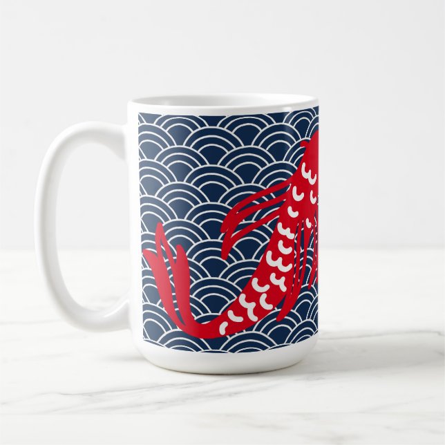 Caneca De Café Red Koi Fish (Esquerda)
