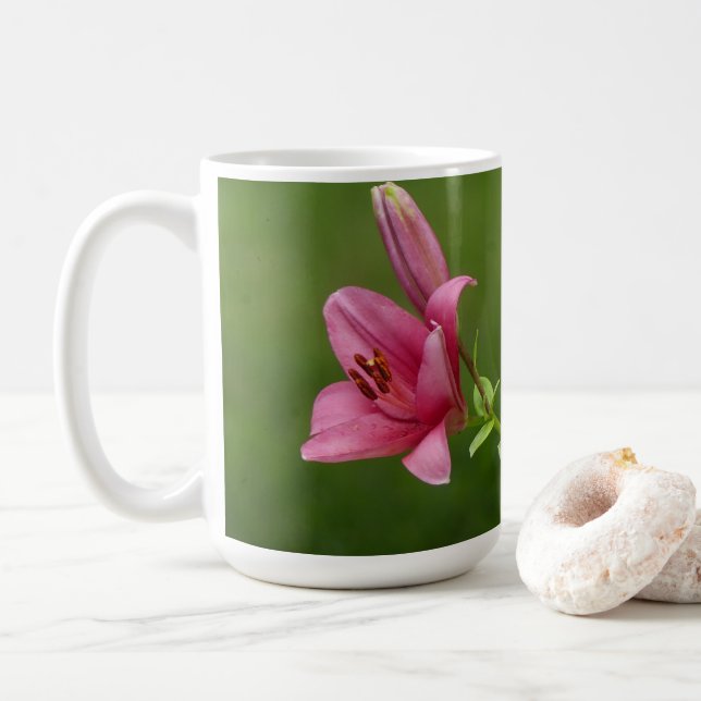 Caneca De Café Red Lily Mug (Com Donut)