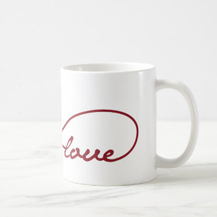 Caneca De Café Red Love Infinity Mug
