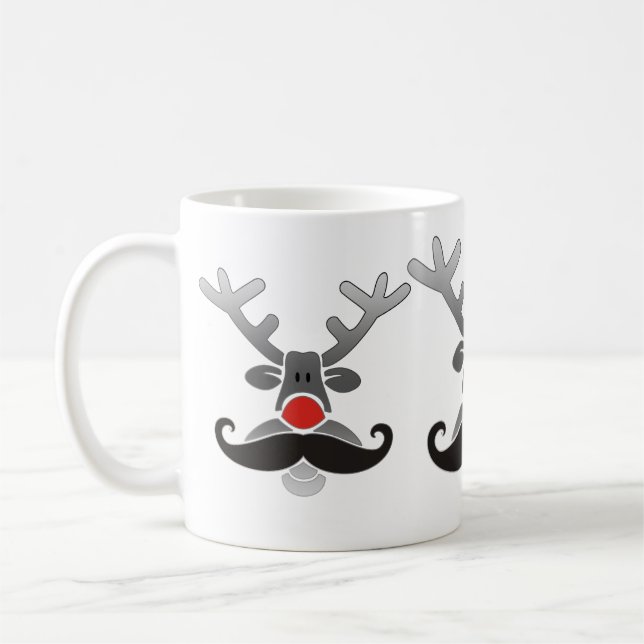 Caneca De Café Red Nosed com bigode (Esquerda)