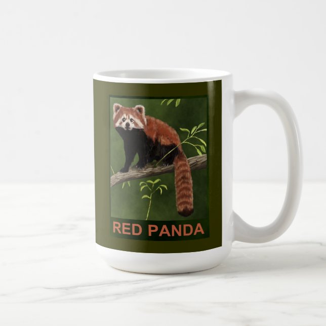 Caneca De Café Red Panda (Direita)