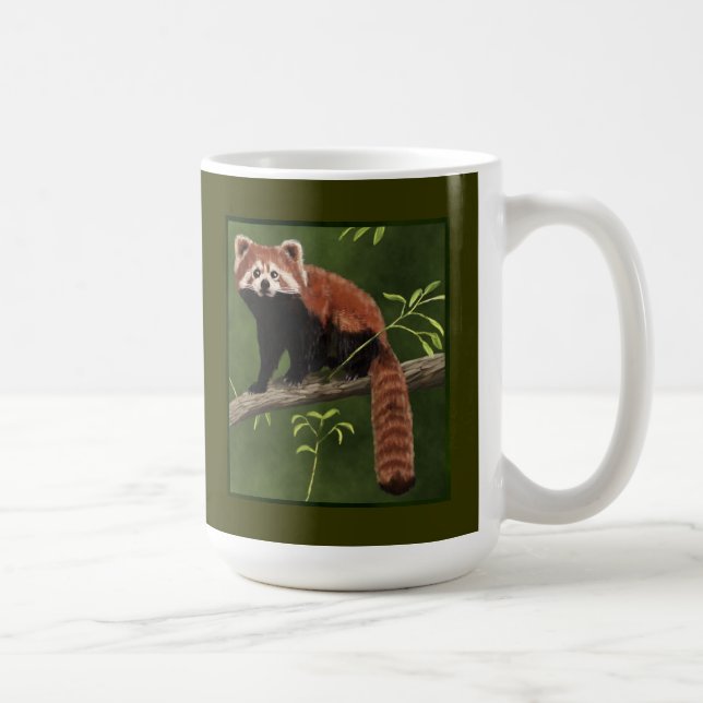Caneca De Café Red Panda (Direita)