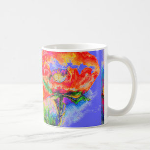Caneca De Café Red Poppy