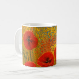 Caneca De Café Red Poppy Mug