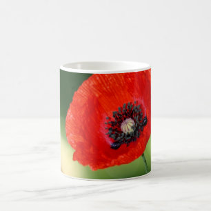 Caneca De Café Red Poppy Seed Mug